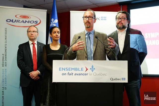 Québec débloque 12,7 millions pour la recherche sur le climat Le ministre des Affaires municipales et de l'Occupation... (La Presse, Robert Skinner)
