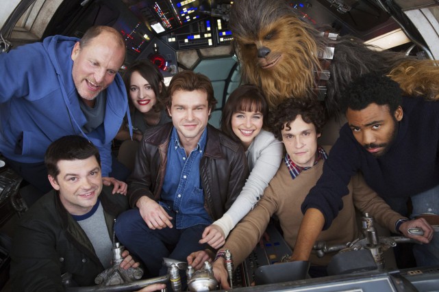 Début du tournage du film sur le jeune Han Solo Pour lancer la production du film, qui n'a... (PHOTO AP)