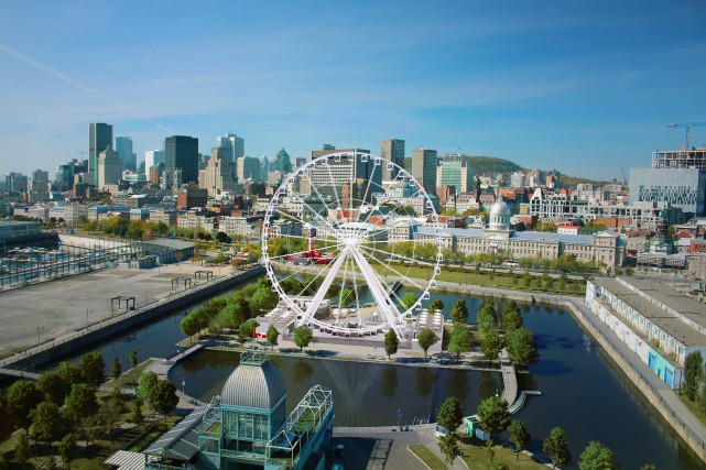 La plus haute grande roue du Canada tournera dans le Vieux-Port de Montréal en... (Photo fournie par le Vieux-Port)