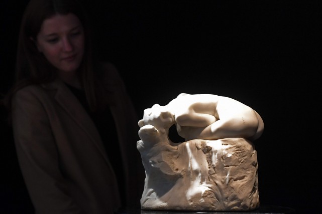 Un marbre blanc de Rodin vendu 5,4 millions $ Andromède de Rodin... (PHOTO ARCHIVES AFP)