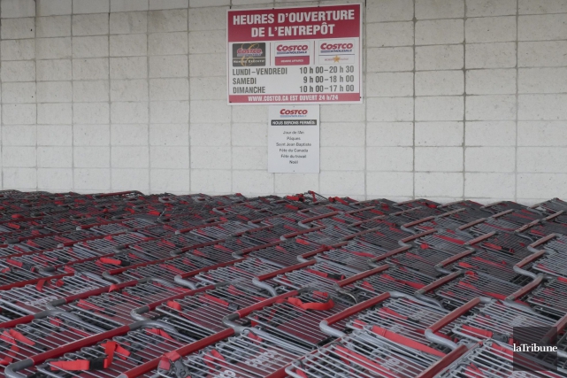 chez Costco photo rene marquis Le citoyen Thierry Nootens, ex-porte-parole de la Coalition... (Archives, La Tribune)
