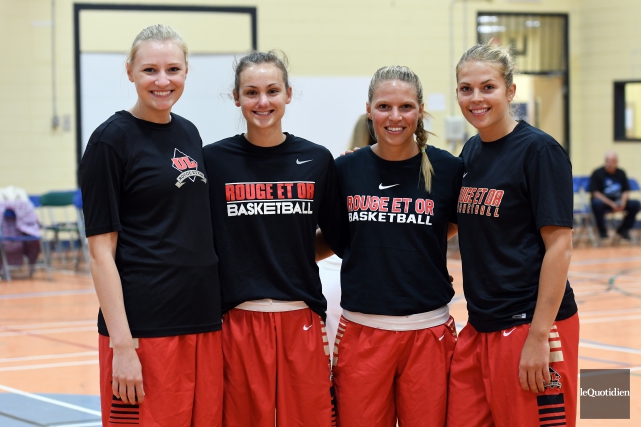 Jeux de la Francophonie: les Saguenéennes en demi-finales Trois des quatre joueuses de basketball du Saguenay... (Photo archives Le Quotidien, Rocket Lavoie)