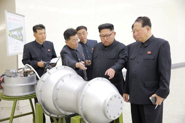 NORTHKOREA-MISSILES/SCIENTISTS Après ce sixième essai nucléaire de Pyongyang, le... (REUTERS)