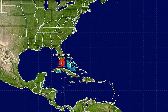La tempête tropicale Philippe se dirige vers la Floride
