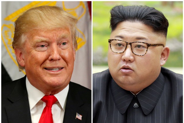 NORTHKOREA-MISSILES/ Le président américain Donald Trump et son homologue nord-coréen... (Photos archives Reuters)