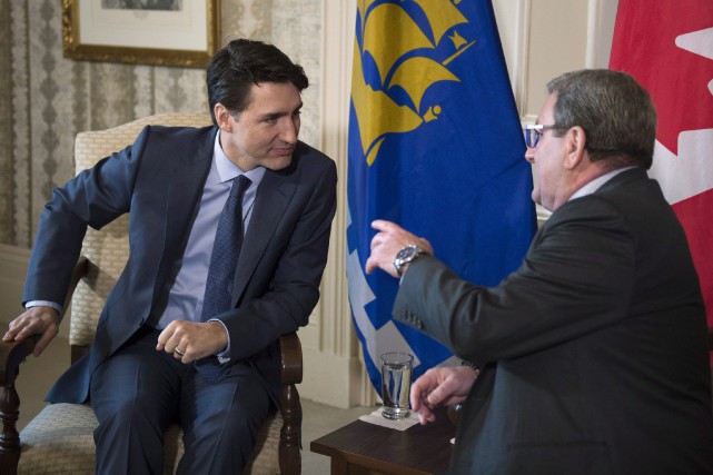 Trudeau promet des «centaines de millions» pour le tramway de Québec