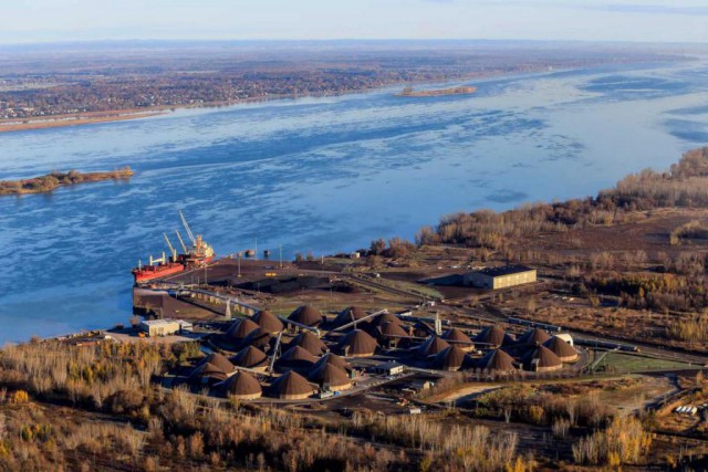 Selon l'étude d'impact environnemental de l'Administration portuaire de... (Photo fournie par le Port de Montréal)