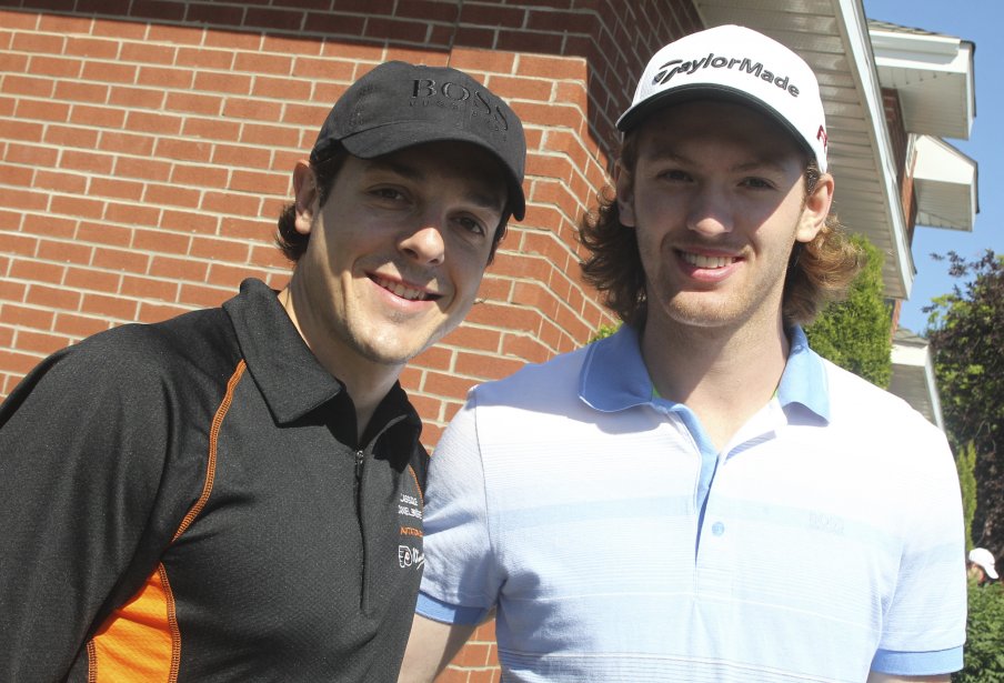 Briere+Girlfriend La Classique Daniel Brière, bien plus que du golf et du hockey | Jean ...
