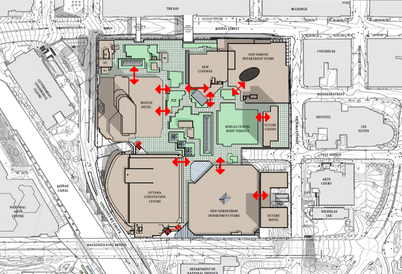 Rideau Centre Mall Map Rideau Centre Expansion | Completed - Page 113 - Skyscraperpage Forum