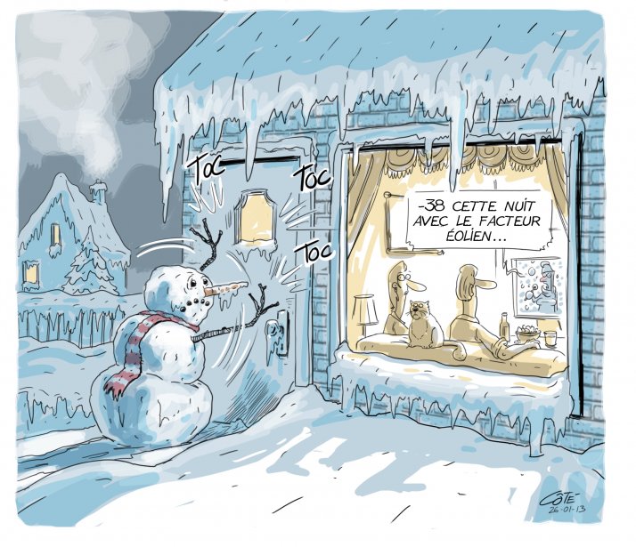 Le bonhomme de neige - André-Philippe Côté