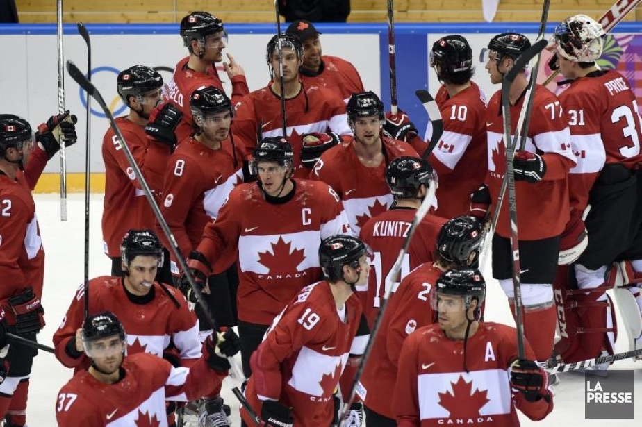 L'équipe masculine du Canada a défait la Finlande.... (Photo Bernard Brault, La Presse)