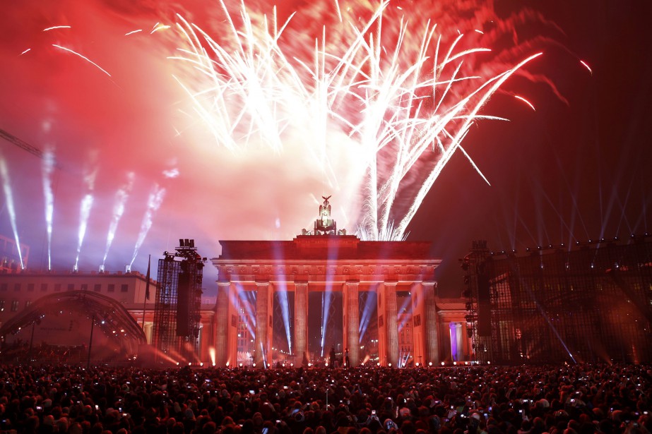 Festivités à Berlin, 25 ans après la chute du Mur