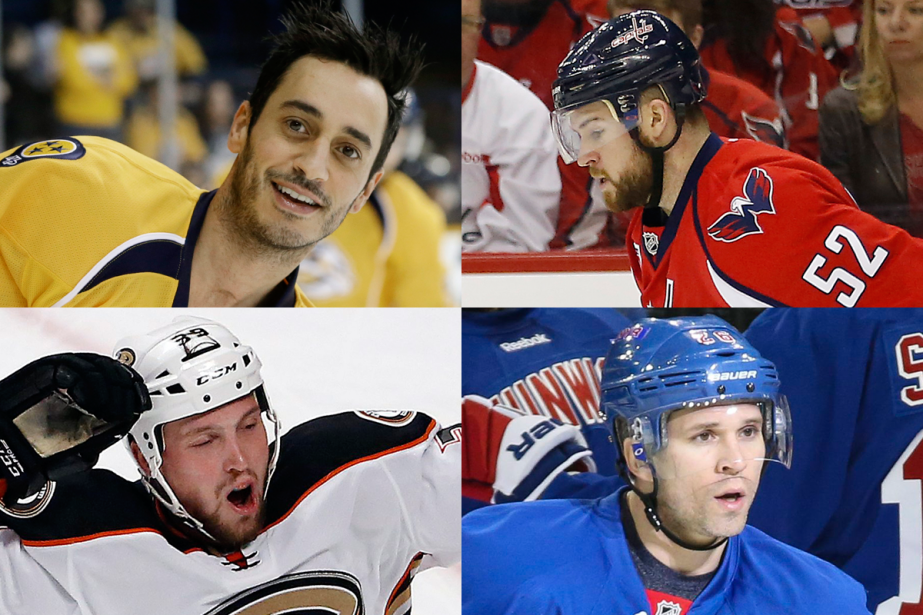 En haut: Mike Ribeiro et Mike Green. En... (Photos AP et USA Today)