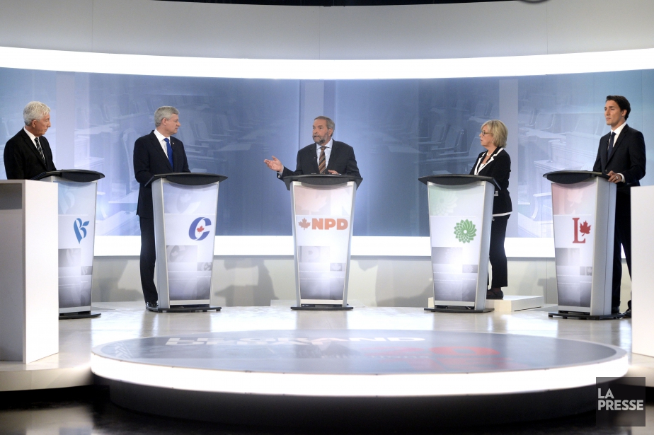 (De gauche à droite) Gilles Duceppe, chef du... (PHOTO BERNARD BRAULT, LA PRESSE)