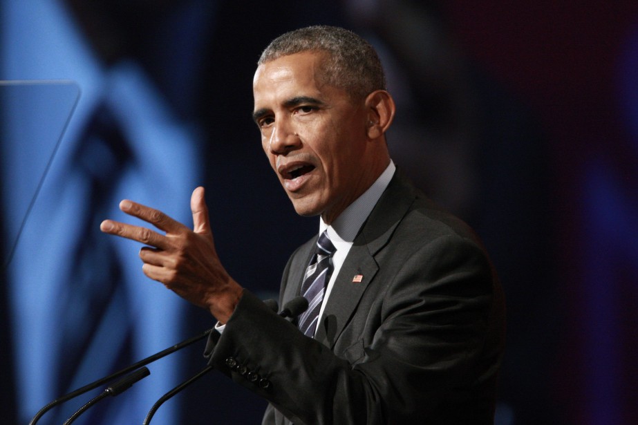 L'ex-président américain Barack Obama a... (PHOTO ANDRÉ PICHETTE, LA PRESSE)