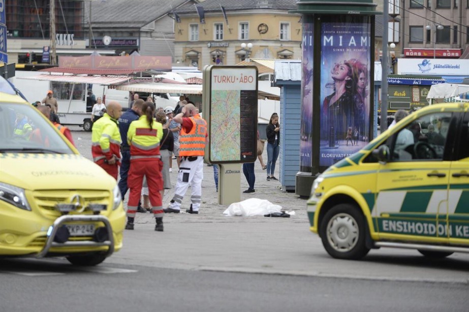 Un suspect a été arrêté après avoir été... (Photo tirée de Twitter)