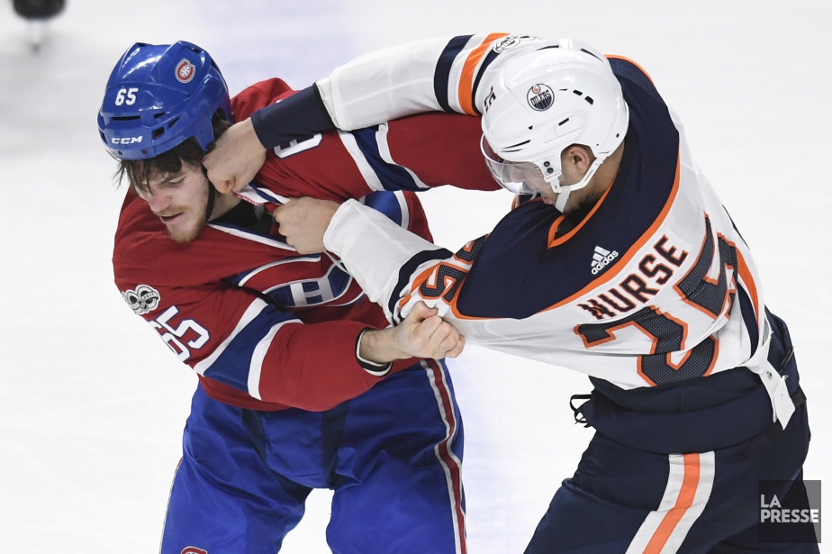 Andrew Shaw et Darnell Nurse.... (PHOTO BERNARD BRAULT, LA PRESSE)