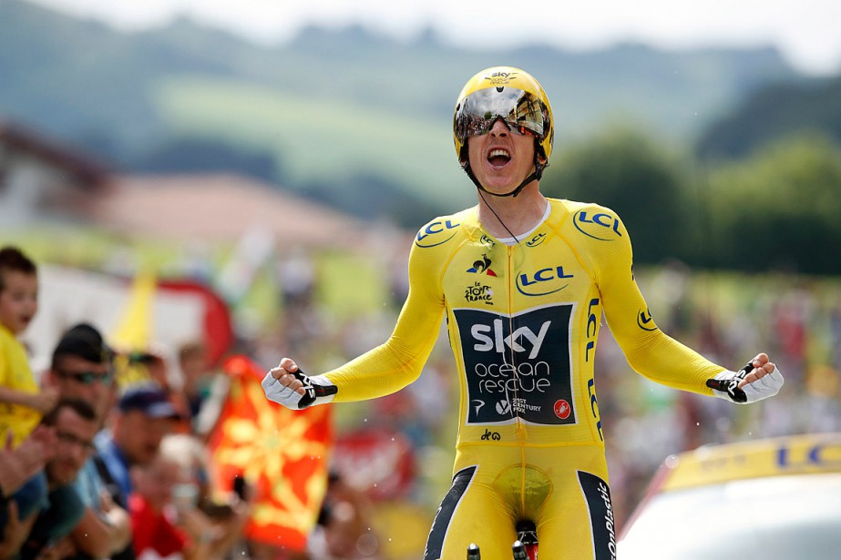 Tour De France Geraint Thomas à 116 Km De La Victoire Cyclisme