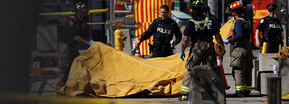 Attaque à Toronto: 10 morts, le suspect est identifié