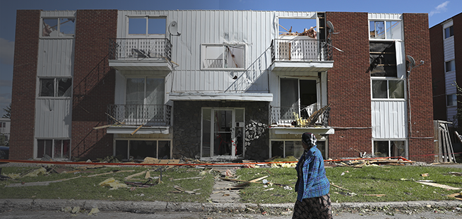 Plusieurs centaines de sinistrés après la tornade en Outaouais
