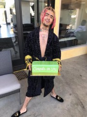 Lil Pump and its shaped cake ... (PHOTOGRAPHED FROM THE INSTAGRAM CONTENT @LILPUMP) - image 14.0