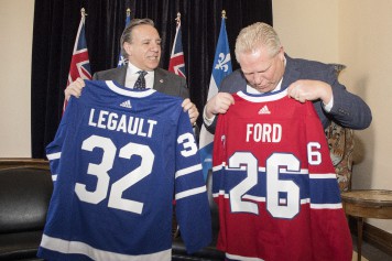 Hydroélectricité: Legault offre à Ford «un <em>deal</em> qu'il ne pourra pas refuser»