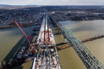 Nouveau pont Champlain: le défi de relier les deux rives