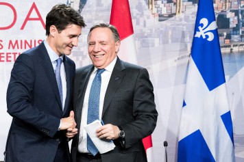 Troisième rencontre Trudeau-Legault en quatre mois