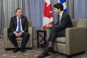 Legault soumet sa liste de priorités à Trudeau