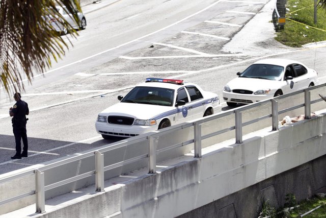 Le «cannibale de Miami» identifié par les policiers Rudy Eugene a été abattu par un policier... (Photo: Marsha Halper, The Miami Herald/AP)