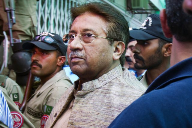 Pakistan: nouvelle arrestation pour l'ex-président Musharraf Le général Musharraf, au pouvoir entre son coup... (PHOTO ANJUM NAVEED, ARCHIVES AP)