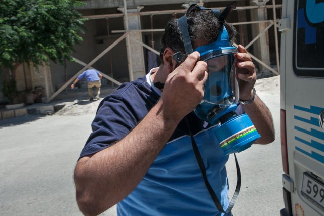ONU: Pas de preuve sur les utilisateurs d'armes chimiques en Syrie Dans son dernier rapport devant le Conseil des... (PHOTO DANIEL LEAL-OLIVAS, AFP)