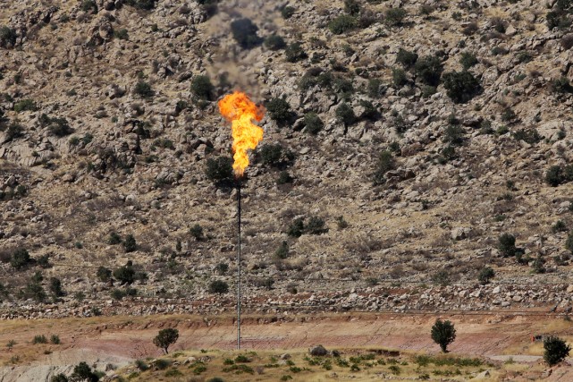Irak: l'EI se retire d'un champ pétrolier après y avoir mis le feu L'offensive des djihadistes a affecté la production de... (PHOTO AHMAD AL-RUBAYE, ARCHIVES AFP)