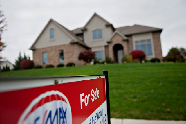 Les ménages américains profitent de l'immobilier C'est la hausse de 498 milliards de dollars... (PHOTO DANIEL ACKER, ARCHIVES BLOOMBERG)
