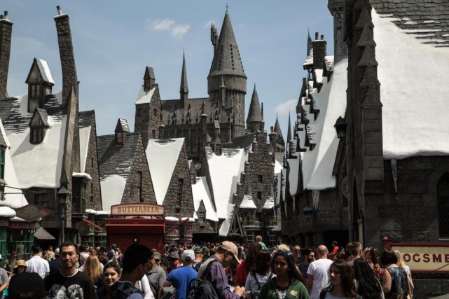 Hogsmeade La construction du lieu s'est amorcée en 2011... (Photo Mathieu Waddell, La Presse)
