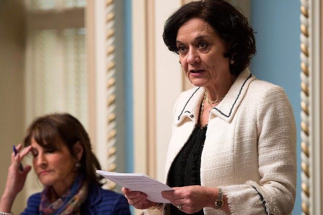 QUE Question Period 20160512 En réponse aux questions de l'opposition, Rita de... (THE CANADIAN PRESS)