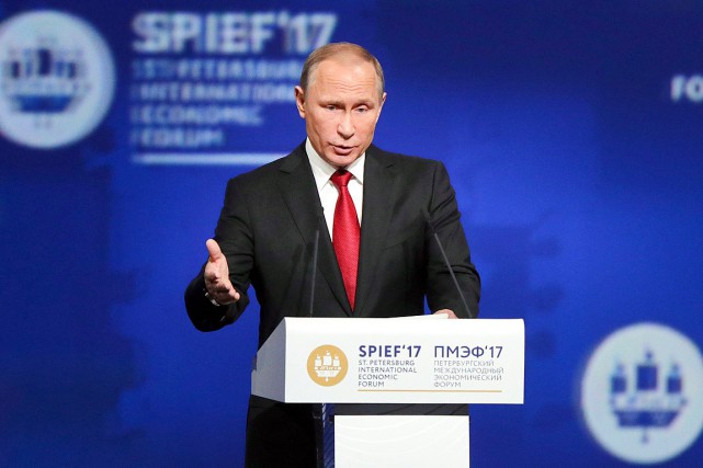 La Russie «est entrée dans une nouvelle phase d'expansion», dit Poutine « L'économie est entrée dans une nouvelle phase d'expansion »,... (Photo Vladimir Smirnov, AP/TASS News Agency)