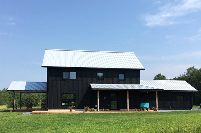 Les journées des maisons passives La résidence Murray, située à Abercorn, a été... (PHOTO FOURNIE PAR SARAH COBB ET WILLIAM MURRAY)