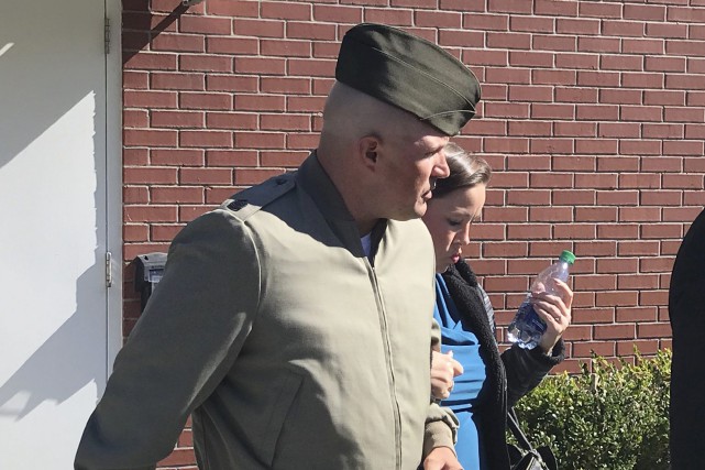 Dix ans de prison pour un militaire qui a maltraité des soldats musulmans Un jury militaire composé de huit hommes et... (PHOTO Rory Laverty, AP/WASHINGTON POST)