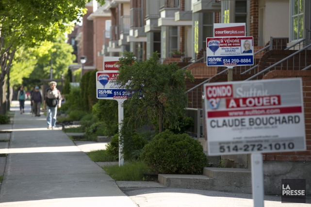 Grand Montréal: les ventes immobilières ont atteint un sommet en mai Au total, 5303 ventes d'habitations ont eu lieu... (Photo François Roy, archives La Presse)