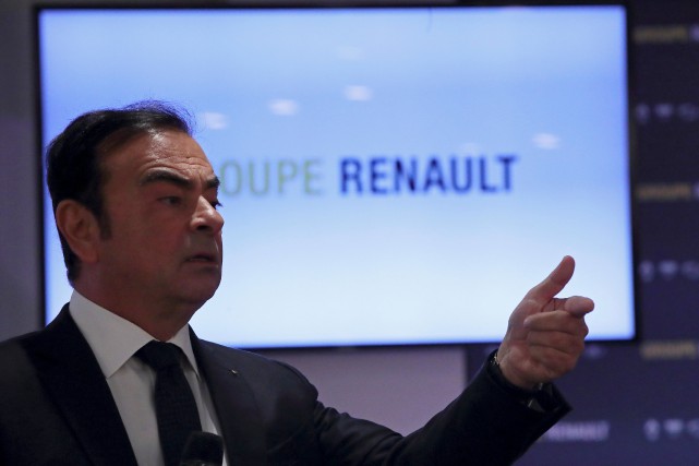 RENAULT-PAY/GHOSN Carlos Ghosn, président du conseil et PDG de... (photo REUTERS)