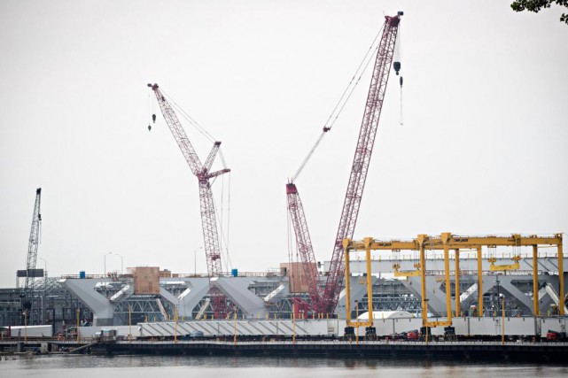 Demande d'ordonnance de la CCQ pour forcer un retour au travail des grutiers La requête de la CCQ indique que le... (Photo Patrick Sanfaçon, La Presse)