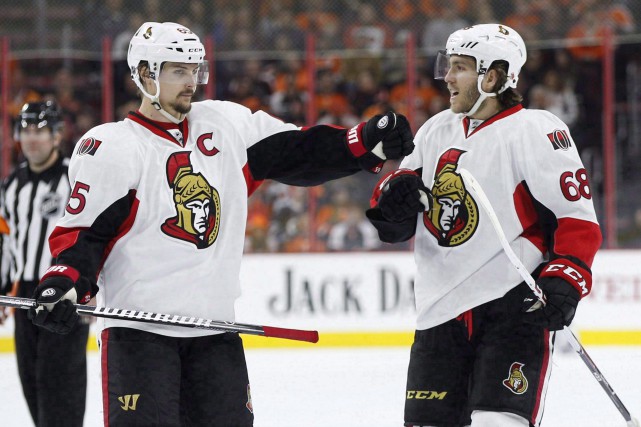 La fiancée de Mike Hoffman ne poursuivra finalement pas l'épouse de Erik Karlsson Monika Caryk, voulait seulement connaître le fondement des... (Photo Chris Szagola, Archives PC)