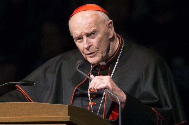 Le cardinal américain Theodore McCarrick ne peut exercer... (PHOTO ARCHIVES AP)