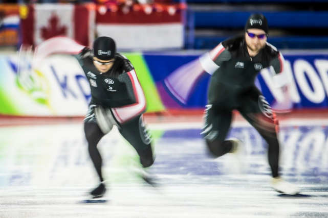 Longue piste: les Québécois médaillés de bronze au sprint par équipe