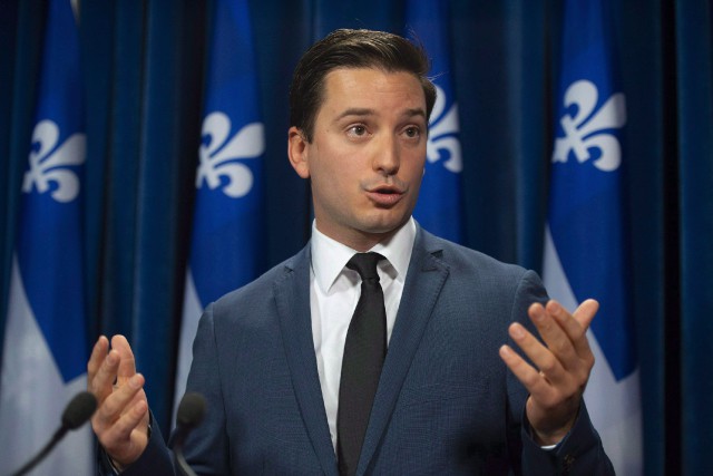 Le ministre de l'Immigration, Simon Jolin-Barrette, a dÃ©posÃ©... (Photo Jacques Boissinot, La Presse canadienne)
