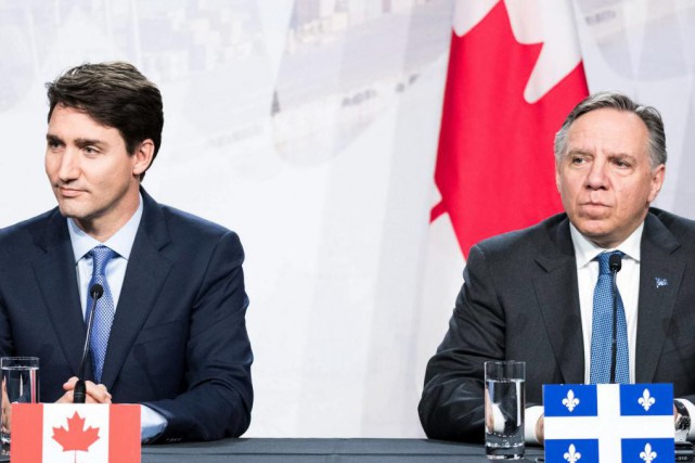Trudeau dit avoir «de nombreux objectifs en commun avec Legault»