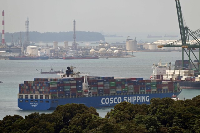 Le transport maritime représente 80 % du commerce mondial... (PHOTO ROSLAN RAHMAN, AGENCE FRANCE-PRESSE)