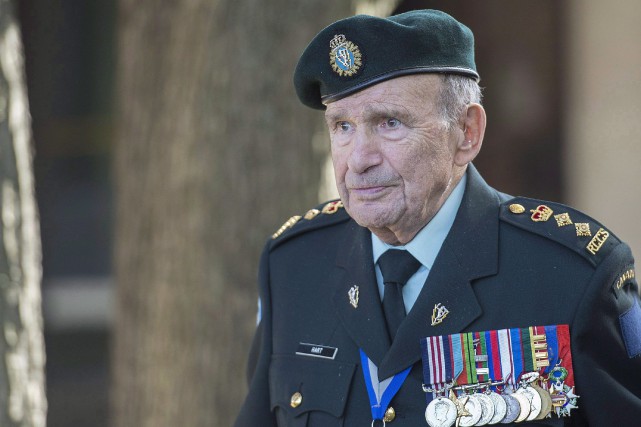Un vétéran décoré du raid de Dieppe s'éteint à 101 ans Son héroïsme lors du raid contre Dieppe en... (PHOTO GRAHAM HUGHES, LA PRESSE CANADIENNE)