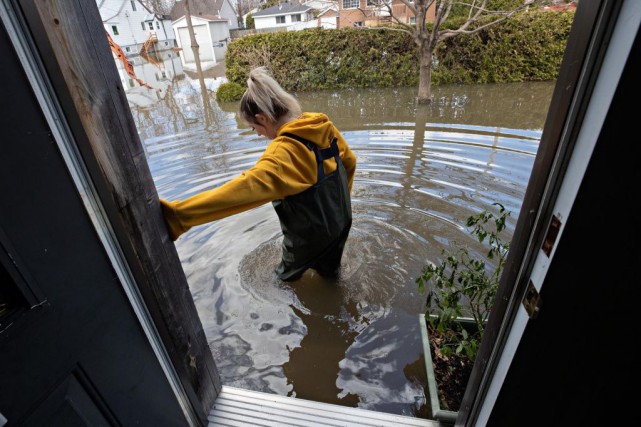 Sainte-Marthe ne veut pas être classée en zone inondable La partie riveraine de la municipalité de Sainte-Marthe-sur-le-Lac,... (PHOTO PATRICK SANFAÇON, ARCHIVES LA PRESSE)